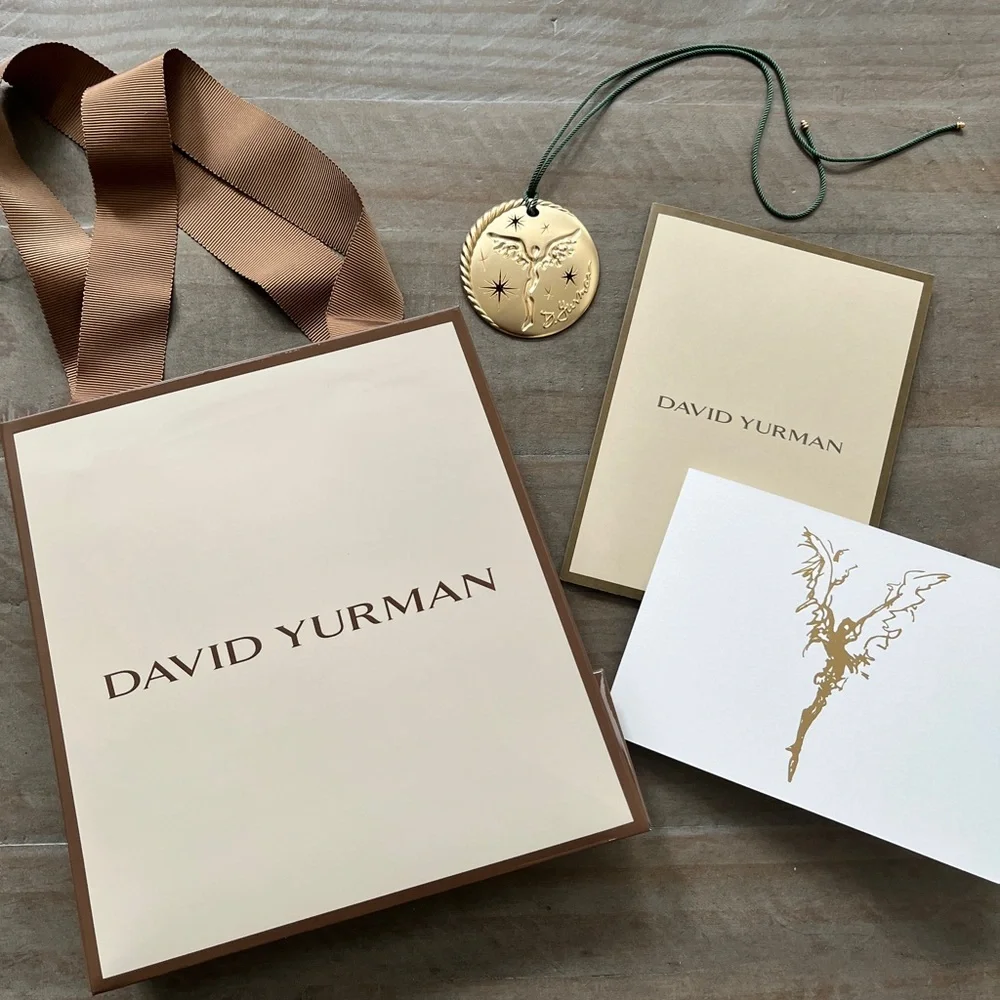 2025 David Yurman Holiday Ornament and Gift Bag - Picture 1 of 3